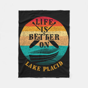 Couverture Polaire La vie est meilleure sur le lac Placid Humour drôl