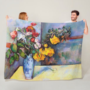 Couverture Polaire La vie morte avec des fleurs dans un Vase, Paul Ce