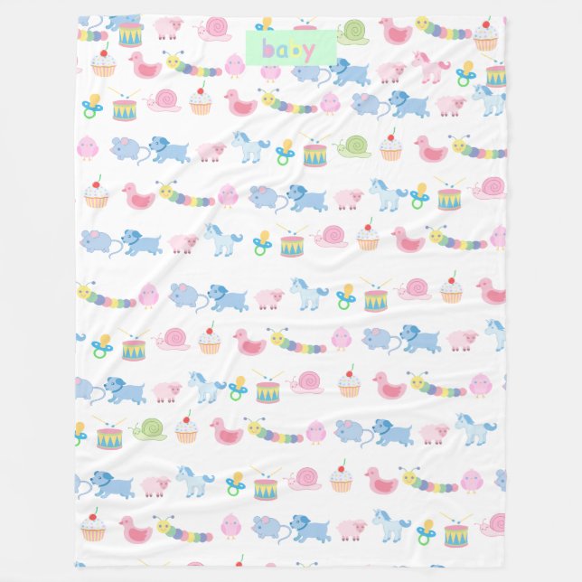 Couverture Polaire L'ab/couverture adulte de bébé/couvrent (Devant)