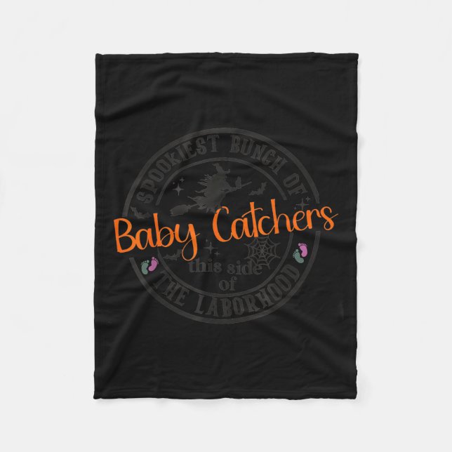 Couverture Polaire Labor And Delivery Nurse Halloween Witch Hostal Pa (Devant)