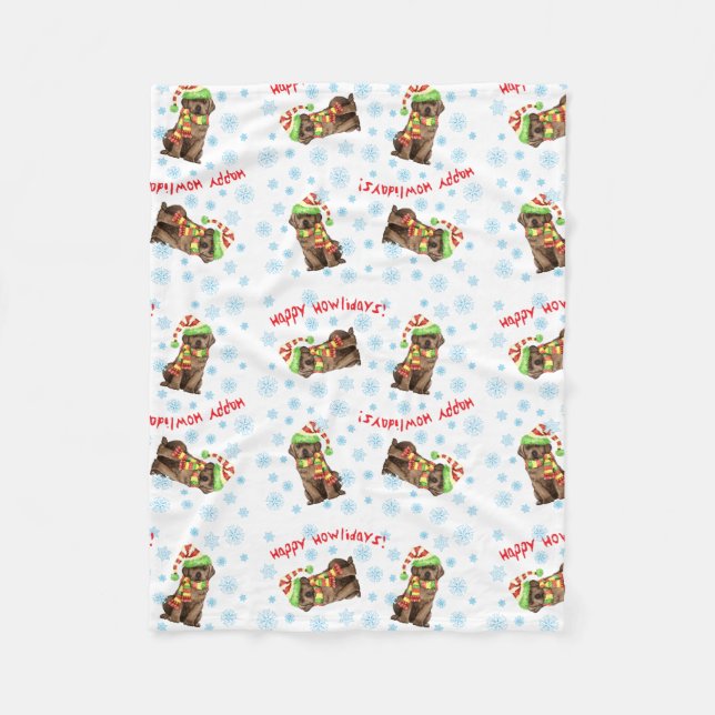 Couverture Polaire Laboratoire heureux de chocolat de Howlidays (Devant)