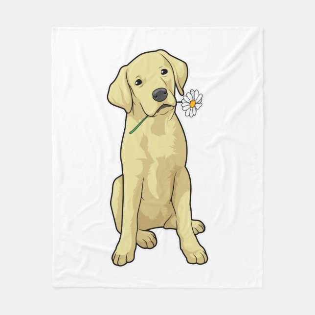 Couverture Polaire Labrador Daisy (Devant)