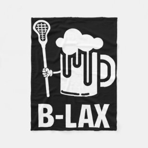Couverture Polaire Lacrosse Drôle Cadeau Homme Entraîneur Beer Lover 