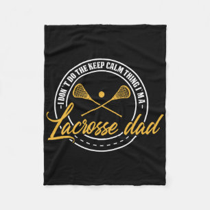 Couverture Polaire Lacrosse Et Coach Papa Retro Lax Lover Papa