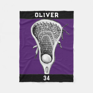 Couverture Polaire Lacrosse Team Purple