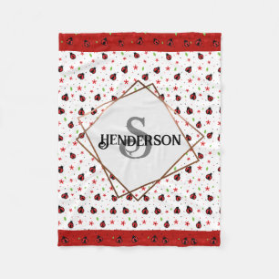 Couverture Polaire Ladybug personnalisé