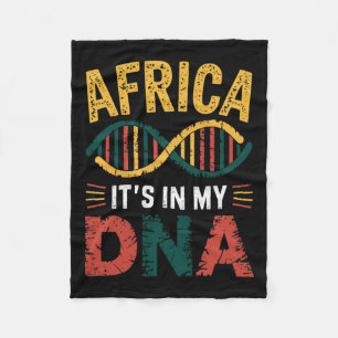 Couverture Polaire L'Afrique Est Dans Mon Adn Patrimoine Africain Fiè