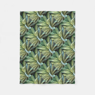 Couverture Polaire L'Agave Tropical Realism Art
