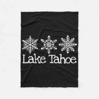 Couverture Polaire Lake Tahoe Mountain Ski Ski Ski Rustique Snowfl