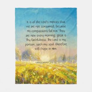 Couverture Polaire Lamentations 3:22-24