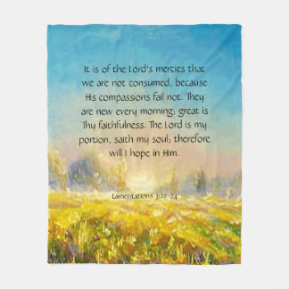 Couverture Polaire Lamentations 3:22-24