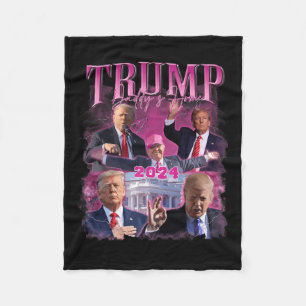 Couverture Polaire L'Amérique nous rappelle le drapeau américain Trum