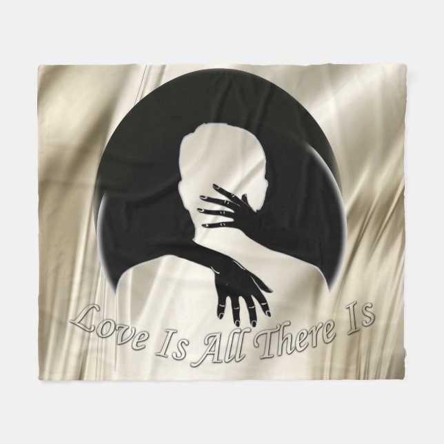 Couverture Polaire L'amour est tout ce qu'il y a (Devant (Horizontal))