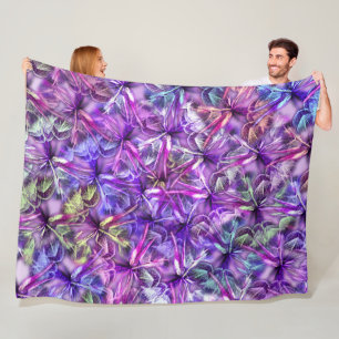 Couverture Polaire Landelions Motley, motif abstrait