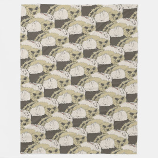 Couverture Polaire Lapins angoras