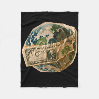Couverture Polaire L'Argent Régit Le Sticker Mondial