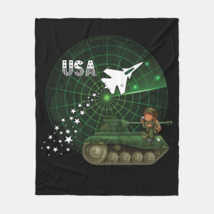 Couverture Polaire L'Armée de l'Air des Etats-Unis, radar, jet,