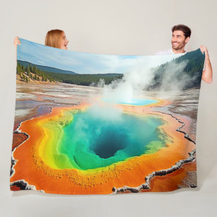 Couverture Polaire L'art coloré des sources chaudes de la nature