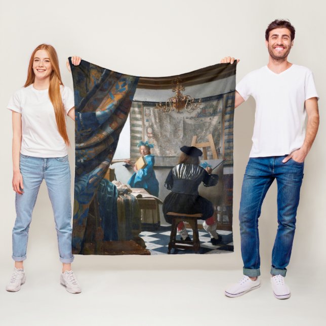 Couverture Polaire L'art de la peinture, Johannes Vermeer (En situation)