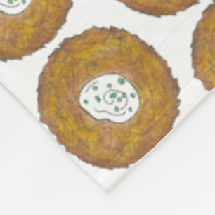 Couverture Polaire Latkes Potato Pancake Hanoukka Jewish Holiday Food