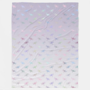 Couverture Polaire Lavender Ombre Arc-en-ciel