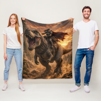 Couverture Polaire Le cavalier de dinosaure intrépide