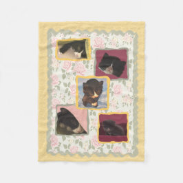 Couverture Polaire Le chat, chats de Kitty autoguident la maison