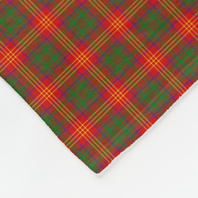 Couverture Polaire Le clan brûle le tartan (Coin)