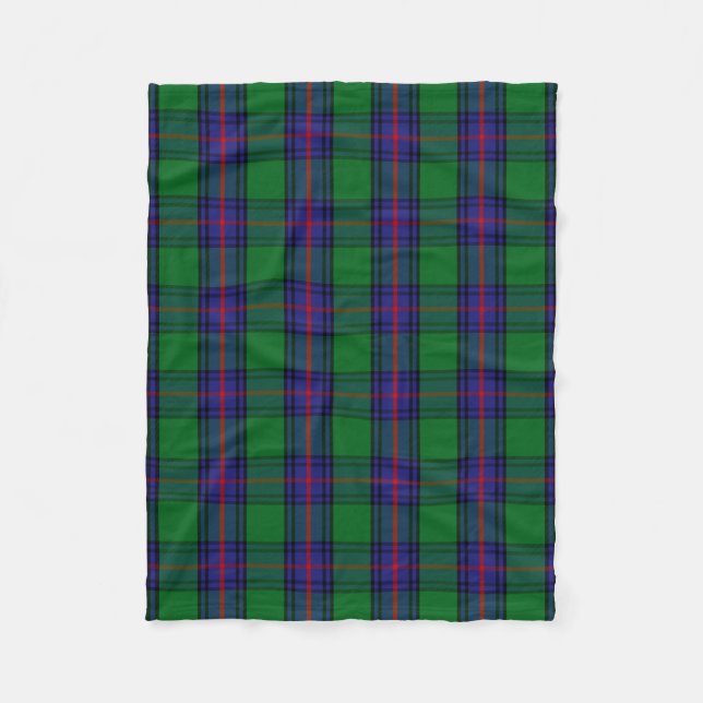 Couverture Polaire Le clan écossais Shaw Tartan Plaid (Devant)