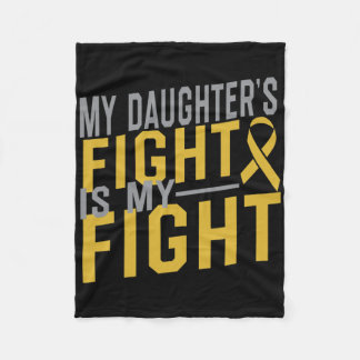 Couverture Polaire Le combat de ma fille est ma lutte contre le cance