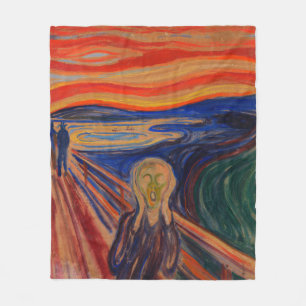 Couverture Polaire Le cri perçant par Edvard Munch