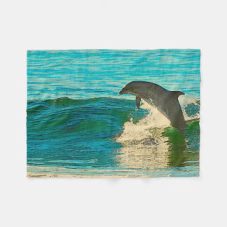 Couverture Polaire Le dauphin est mon esprit animal