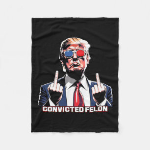 Couverture Polaire Le doigt d'honneur, je vote pour le condamné Felon