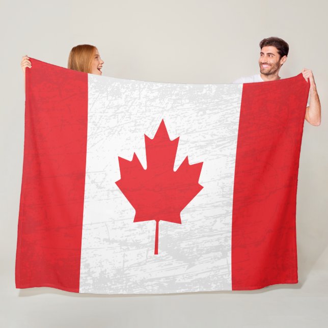 Couverture Polaire Le drapeau du Canada - Une conservation du patrimo (En situation)