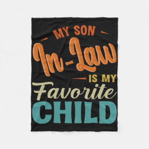 Couverture Polaire Le Fils En Droit Est Ma Favorite Famille Enfant Fu