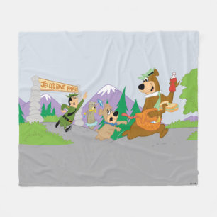 Couverture Polaire Le grand panier de pique-nique de Yogi Bear