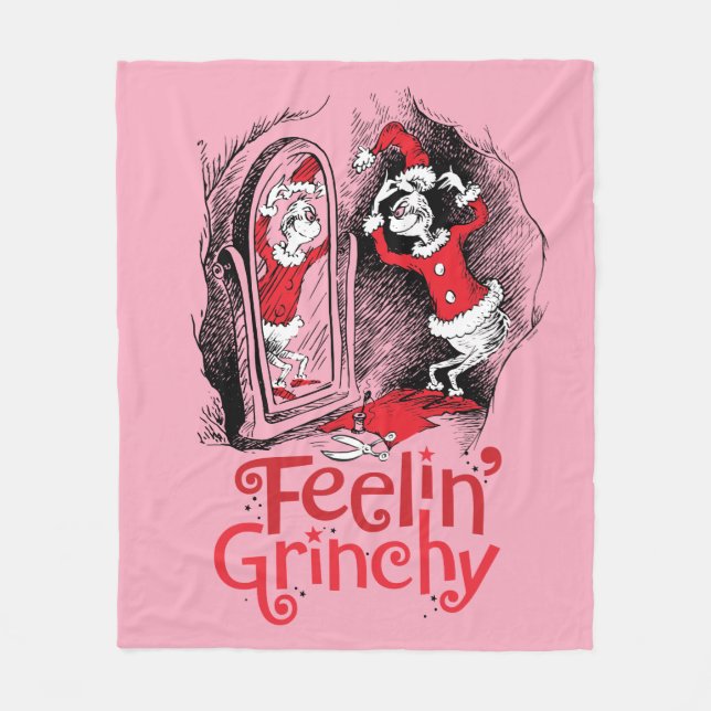 Couverture Polaire Le Grinch | Sentiment Grinchy (Devant)
