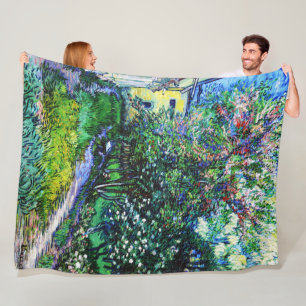 Couverture Polaire Le Jardin de l'Asile à Saint-Rémy, Van Gogh