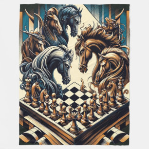 Couverture Polaire Le jeu des chevaliers - les échecs rencontre l'ima