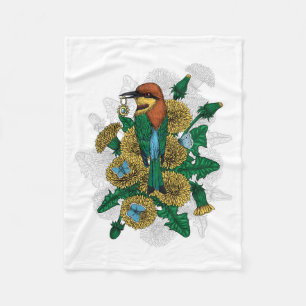 Couverture Polaire Le mangeur d'abeilles avec le pendentif d'or