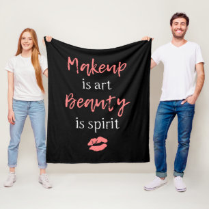Couverture Polaire Le maquillage est beauté d'art est esprit