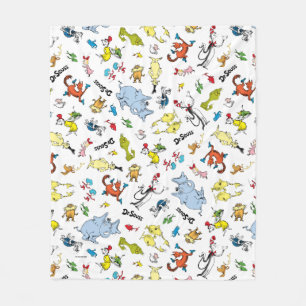 Couverture Polaire Le Monde du motif de Dr Seuss