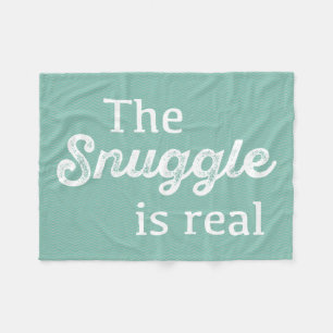 Couverture Polaire Le Nez Est Vraiment Turquoise Chevron Funny