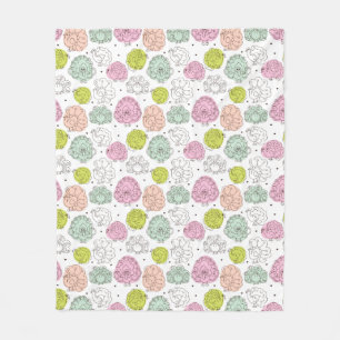 Couverture Polaire le paon badine le cru de papier peint