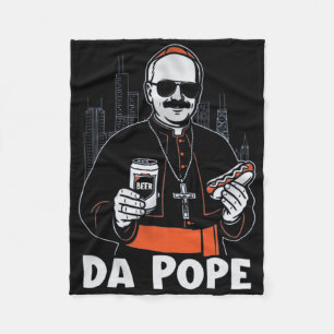 Couverture Polaire Le Pape de Chicago Leo Xiv da Pope