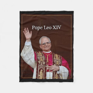 Couverture Polaire Le Pape Leo Xiv