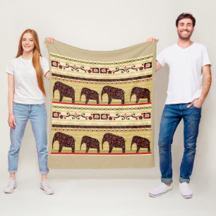 Couverture Polaire Le patchwork africain