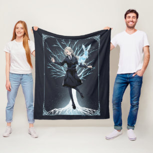 Couverture Polaire Le Patronus lapin d'Anime Luna Lovegood