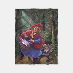 Couverture Polaire Le Petit Chaperon rouge