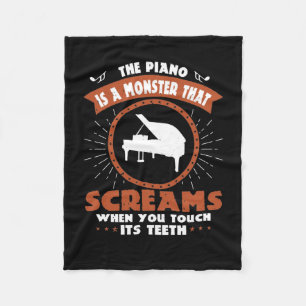 Couverture Polaire Le Piano Est Un Monstre Qui Crie